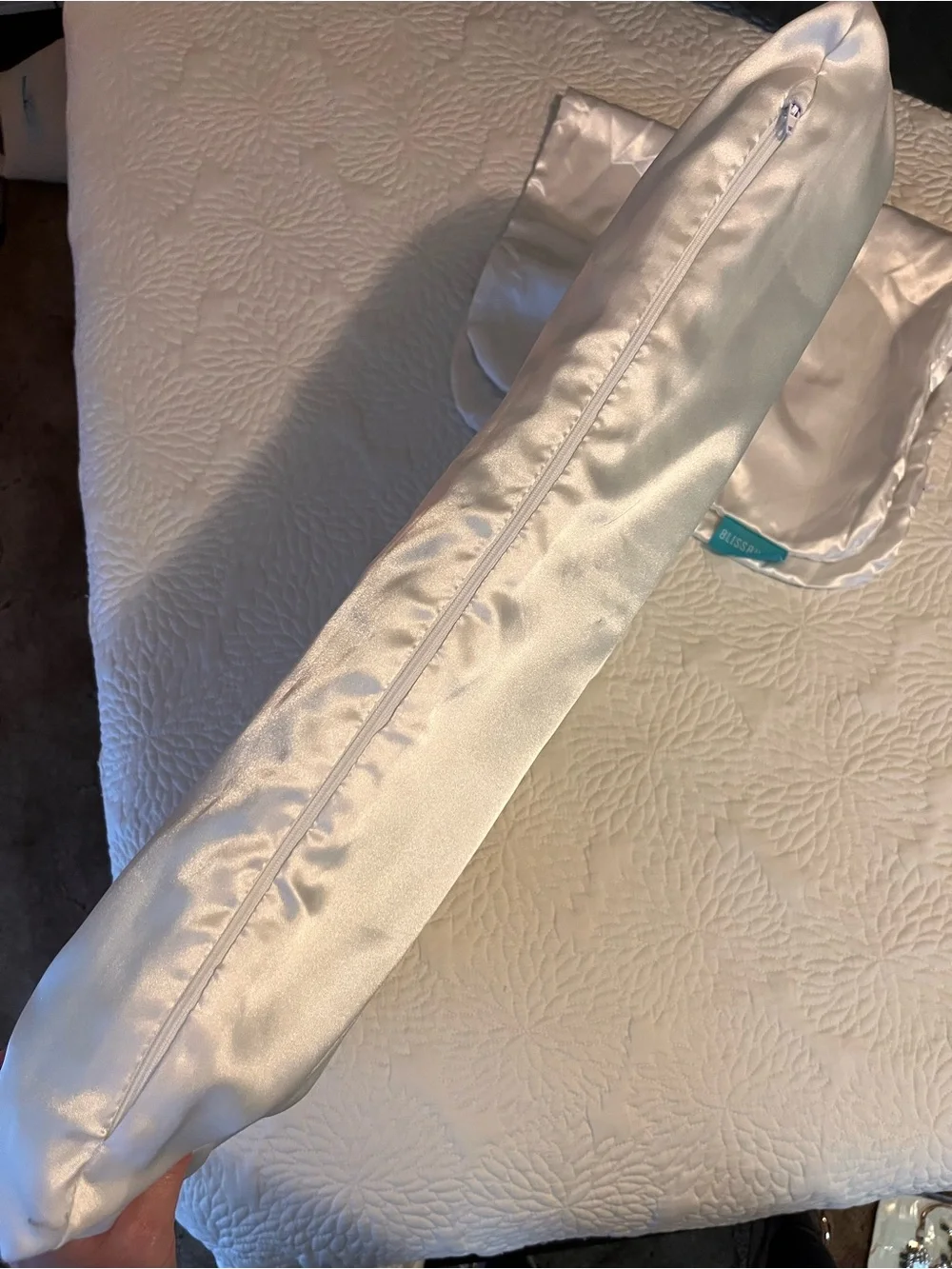 Blissbury Ear Piercing Pillow - Satin - EUC